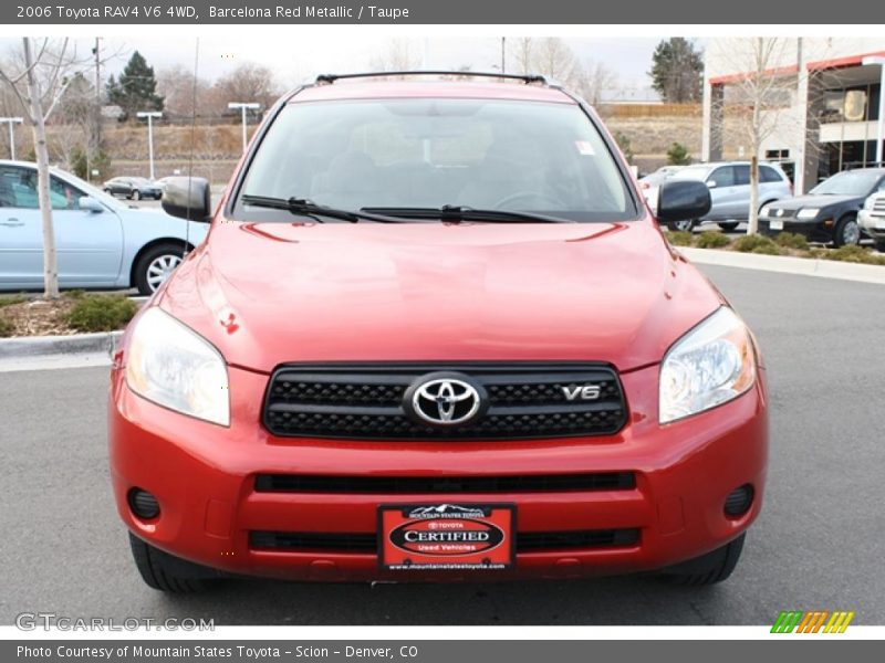 Barcelona Red Metallic / Taupe 2006 Toyota RAV4 V6 4WD