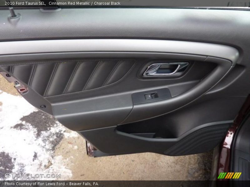 Cinnamon Red Metallic / Charcoal Black 2010 Ford Taurus SEL