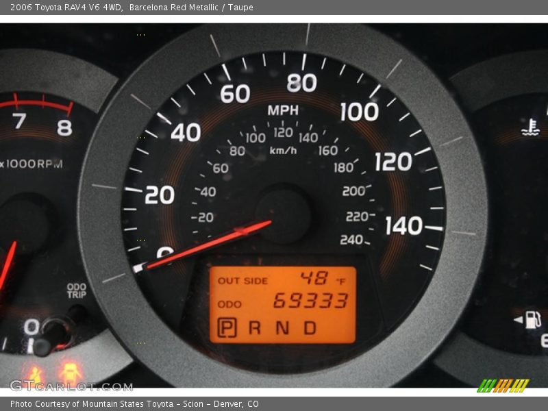 Barcelona Red Metallic / Taupe 2006 Toyota RAV4 V6 4WD