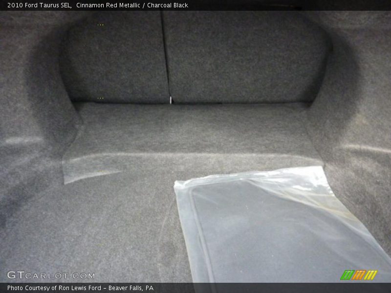 Cinnamon Red Metallic / Charcoal Black 2010 Ford Taurus SEL