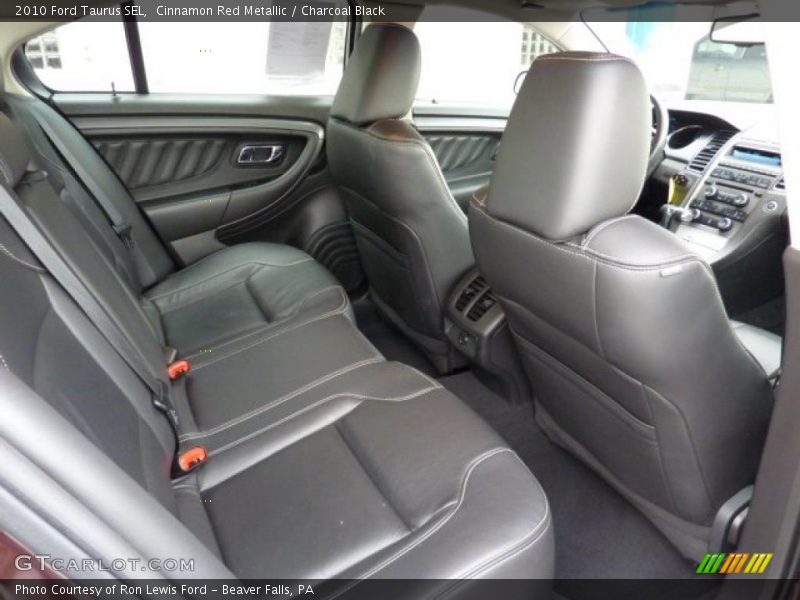 Cinnamon Red Metallic / Charcoal Black 2010 Ford Taurus SEL
