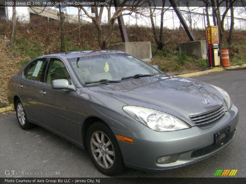 Mystic Sea Green Opalescent / Ivory 2002 Lexus ES 300