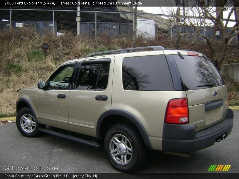 Harvest Gold Metallic / Medium Parchment Beige 2003 Ford Explorer XLS 4x4
