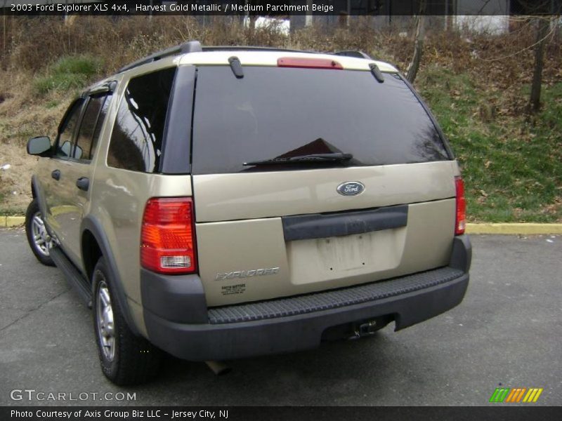 Harvest Gold Metallic / Medium Parchment Beige 2003 Ford Explorer XLS 4x4