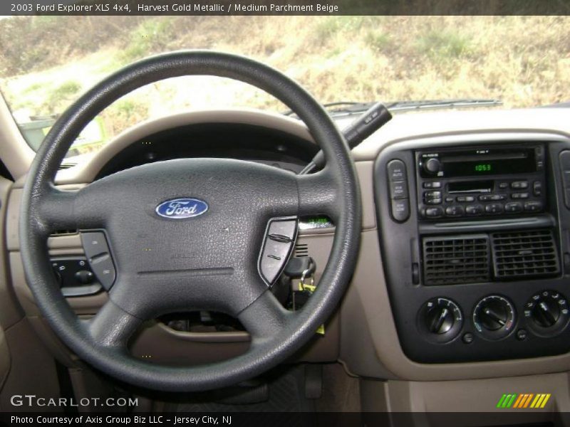 Harvest Gold Metallic / Medium Parchment Beige 2003 Ford Explorer XLS 4x4