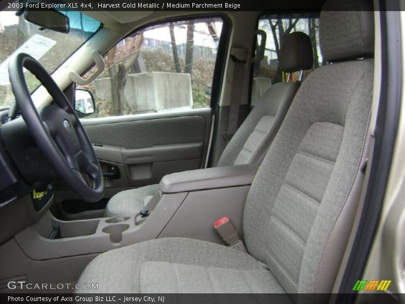 Harvest Gold Metallic / Medium Parchment Beige 2003 Ford Explorer XLS 4x4
