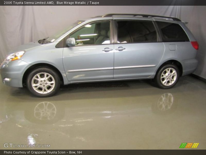 Blue Mirage Metallic / Taupe 2006 Toyota Sienna Limited AWD