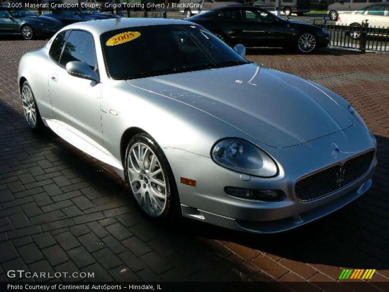 Grigio Touring (Silver) / Black/Gray 2005 Maserati GranSport Coupe