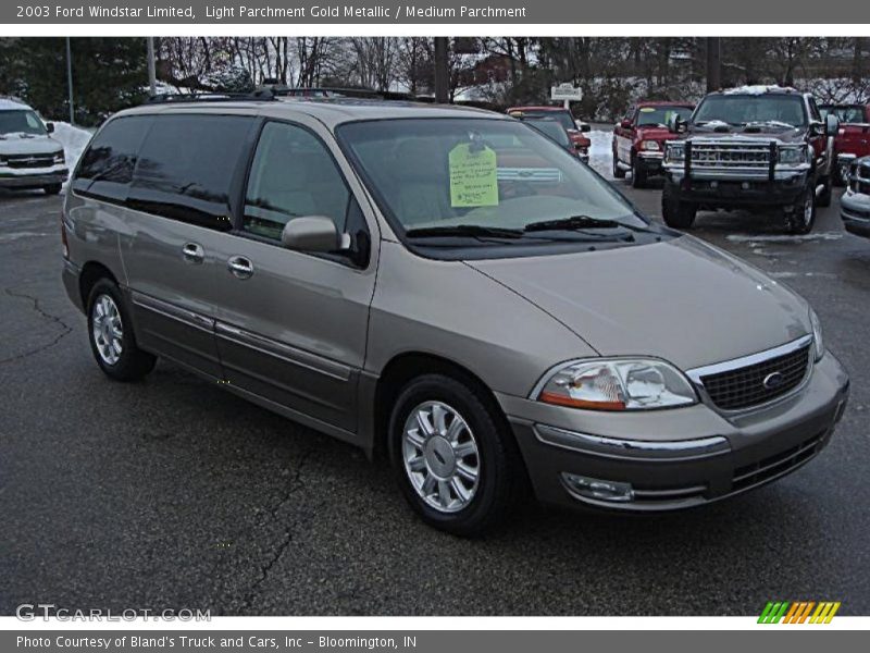 Light Parchment Gold Metallic / Medium Parchment 2003 Ford Windstar Limited