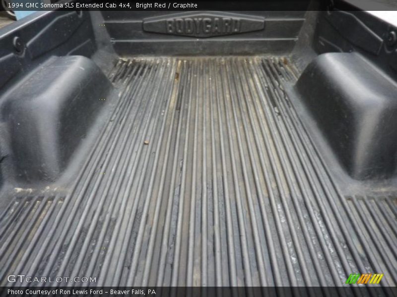 Bright Red / Graphite 1994 GMC Sonoma SLS Extended Cab 4x4