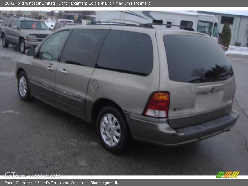 Light Parchment Gold Metallic / Medium Parchment 2003 Ford Windstar Limited