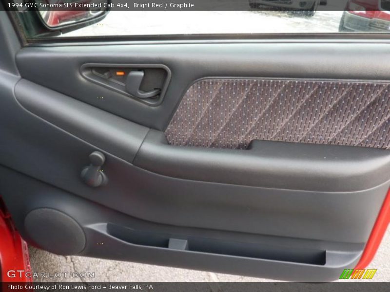 Door Panel of 1994 Sonoma SLS Extended Cab 4x4
