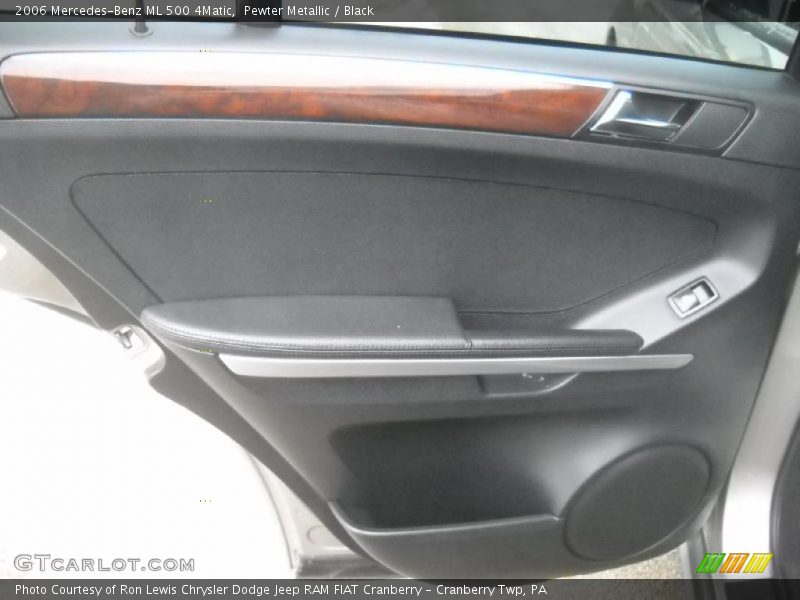 Pewter Metallic / Black 2006 Mercedes-Benz ML 500 4Matic