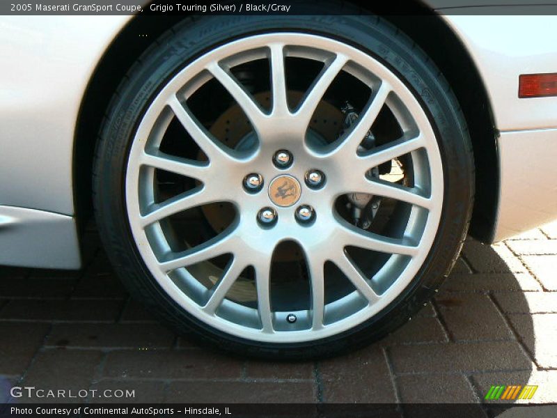 Grigio Touring (Silver) / Black/Gray 2005 Maserati GranSport Coupe