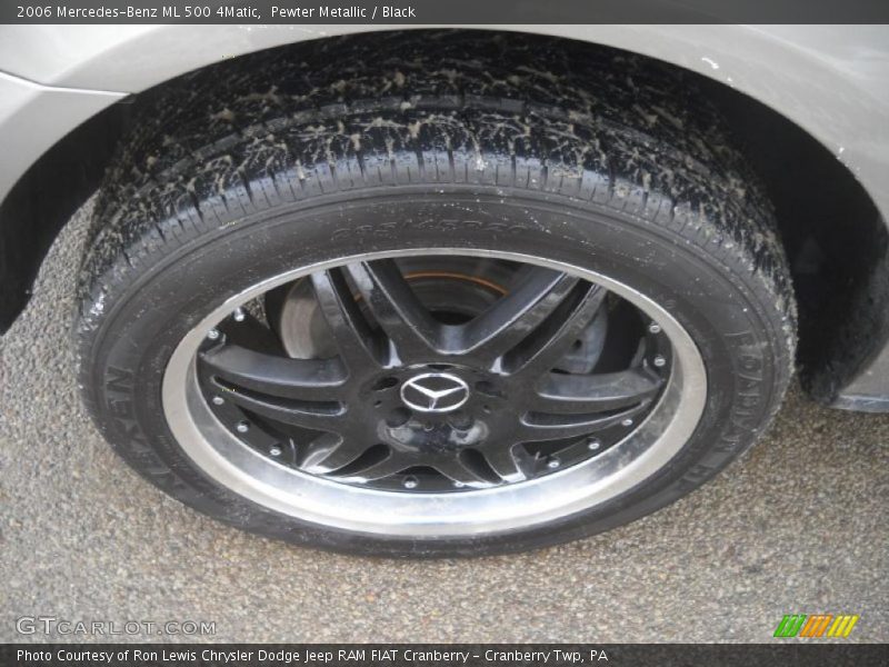 Pewter Metallic / Black 2006 Mercedes-Benz ML 500 4Matic