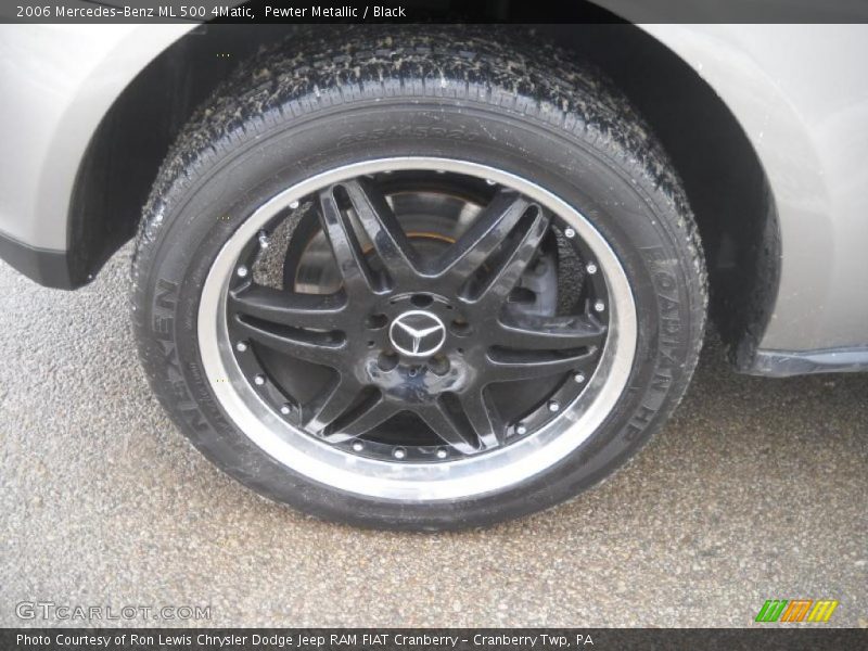Pewter Metallic / Black 2006 Mercedes-Benz ML 500 4Matic