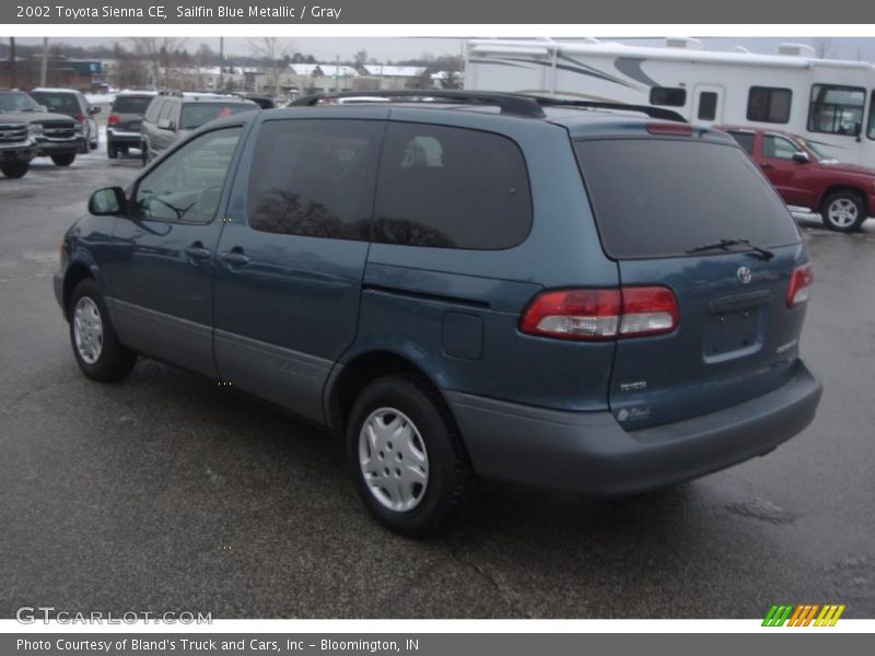 Sailfin Blue Metallic / Gray 2002 Toyota Sienna CE