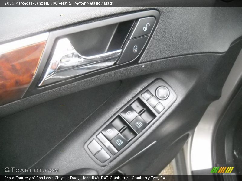 Pewter Metallic / Black 2006 Mercedes-Benz ML 500 4Matic
