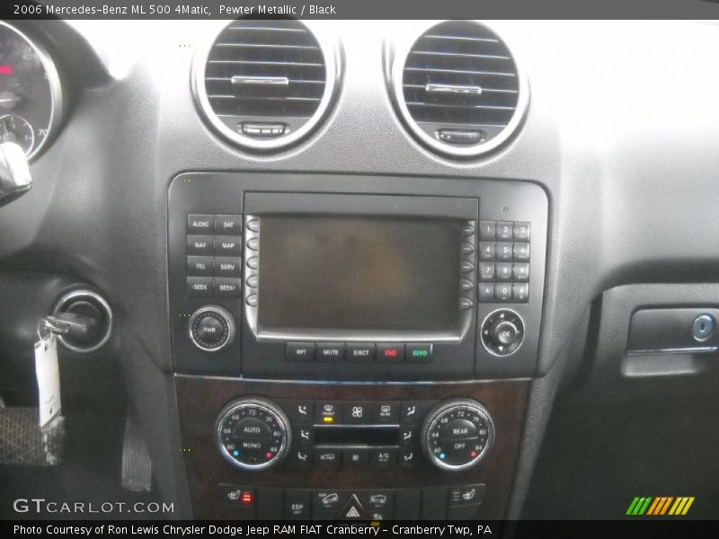 Pewter Metallic / Black 2006 Mercedes-Benz ML 500 4Matic