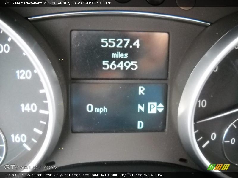 Pewter Metallic / Black 2006 Mercedes-Benz ML 500 4Matic