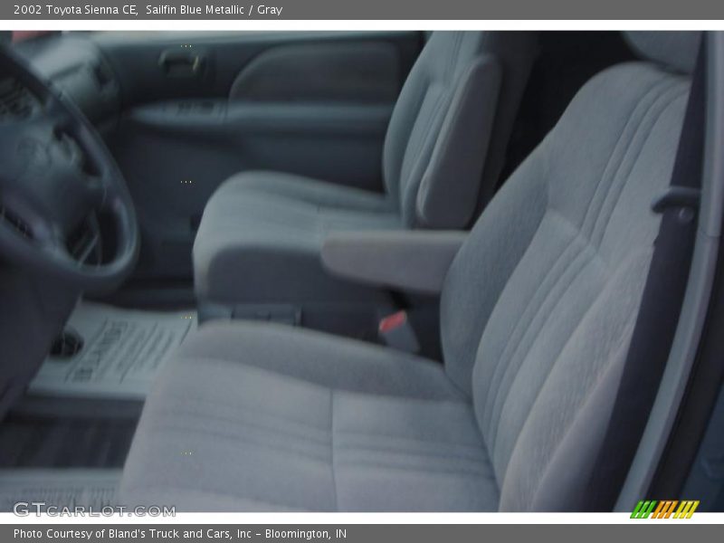 Sailfin Blue Metallic / Gray 2002 Toyota Sienna CE