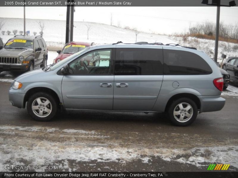 Butane Blue Pearl / Medium Slate Gray 2005 Dodge Grand Caravan SXT
