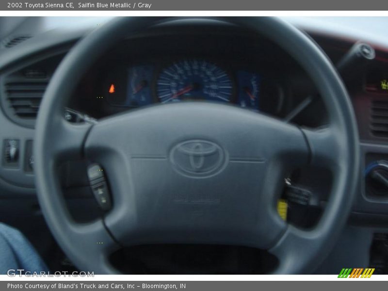 Sailfin Blue Metallic / Gray 2002 Toyota Sienna CE