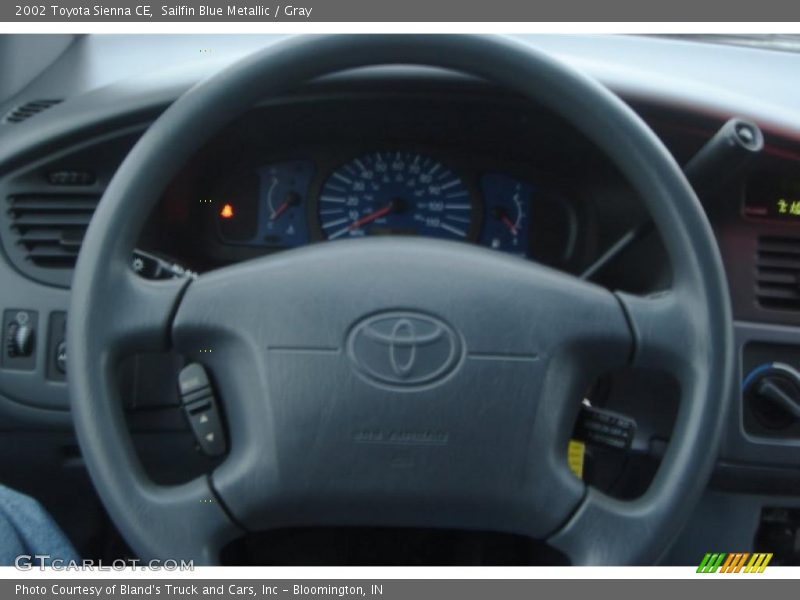 Sailfin Blue Metallic / Gray 2002 Toyota Sienna CE