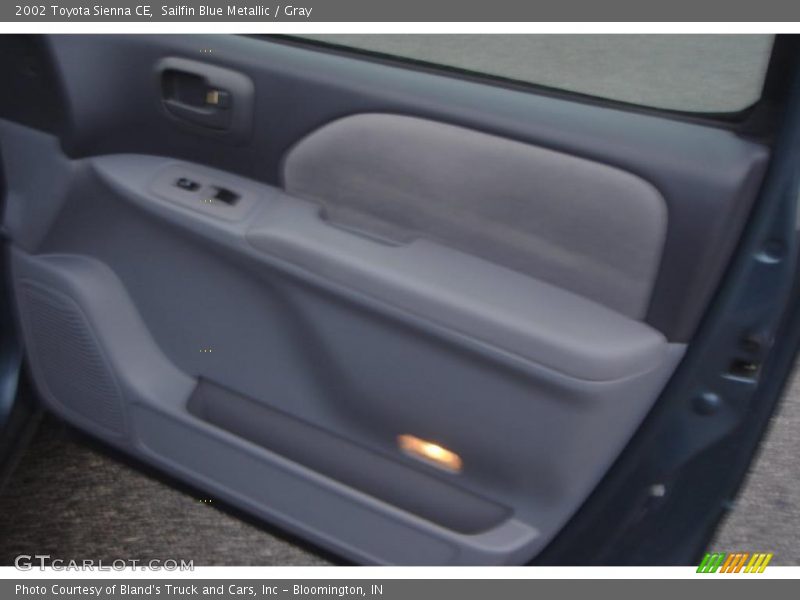 Sailfin Blue Metallic / Gray 2002 Toyota Sienna CE