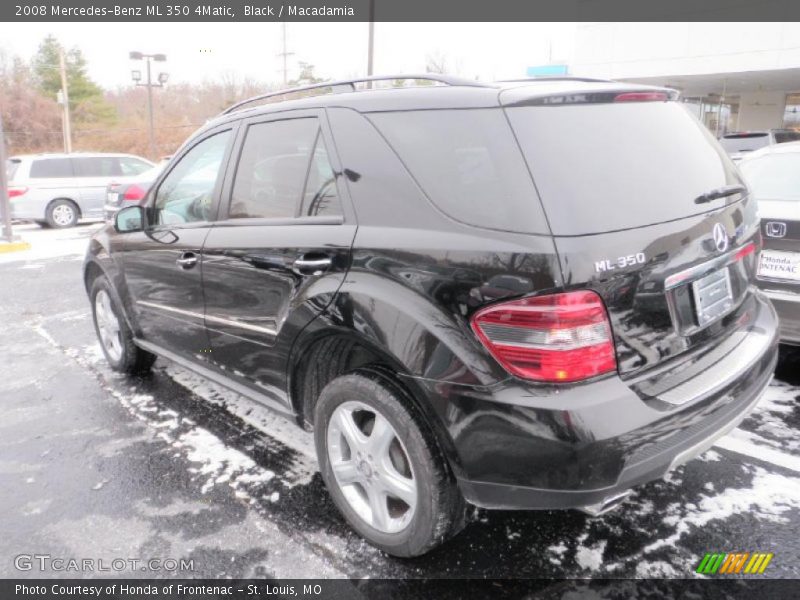Black / Macadamia 2008 Mercedes-Benz ML 350 4Matic