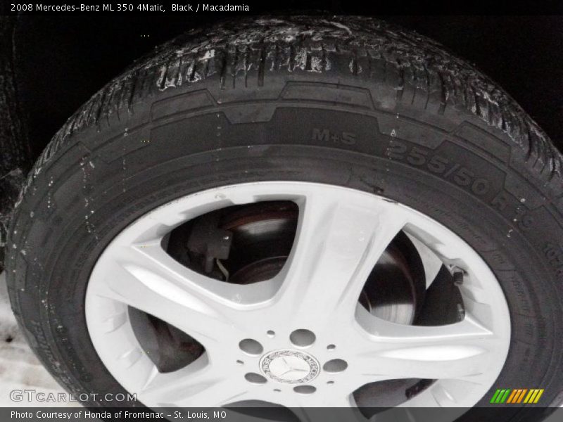Black / Macadamia 2008 Mercedes-Benz ML 350 4Matic