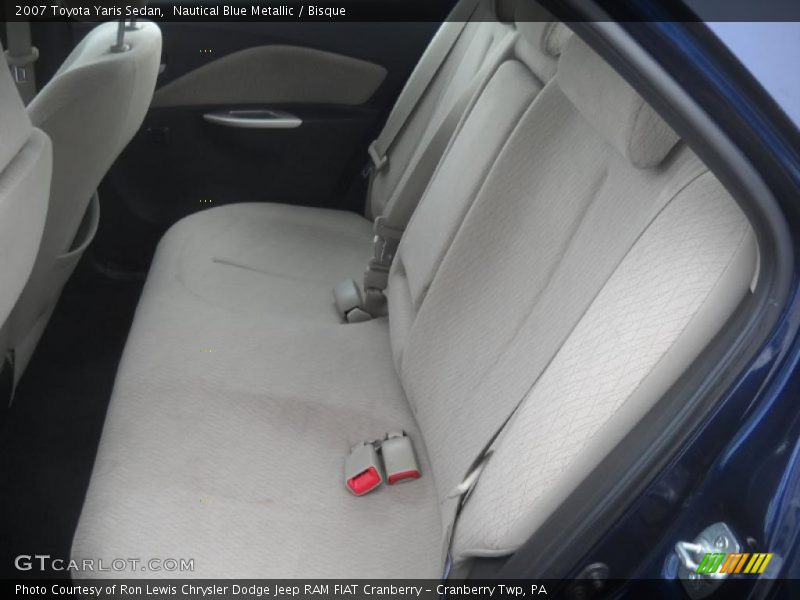 Nautical Blue Metallic / Bisque 2007 Toyota Yaris Sedan
