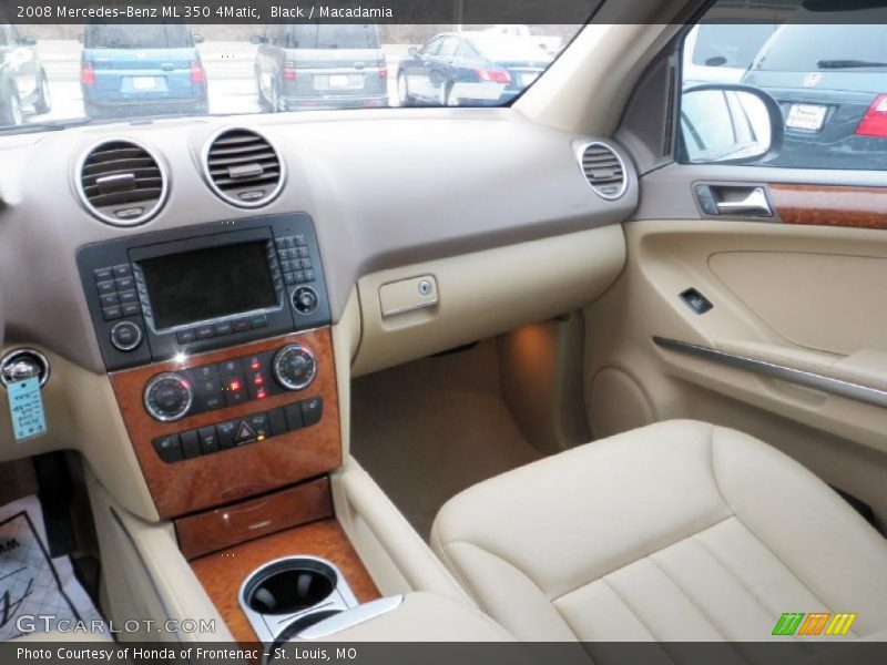 Black / Macadamia 2008 Mercedes-Benz ML 350 4Matic