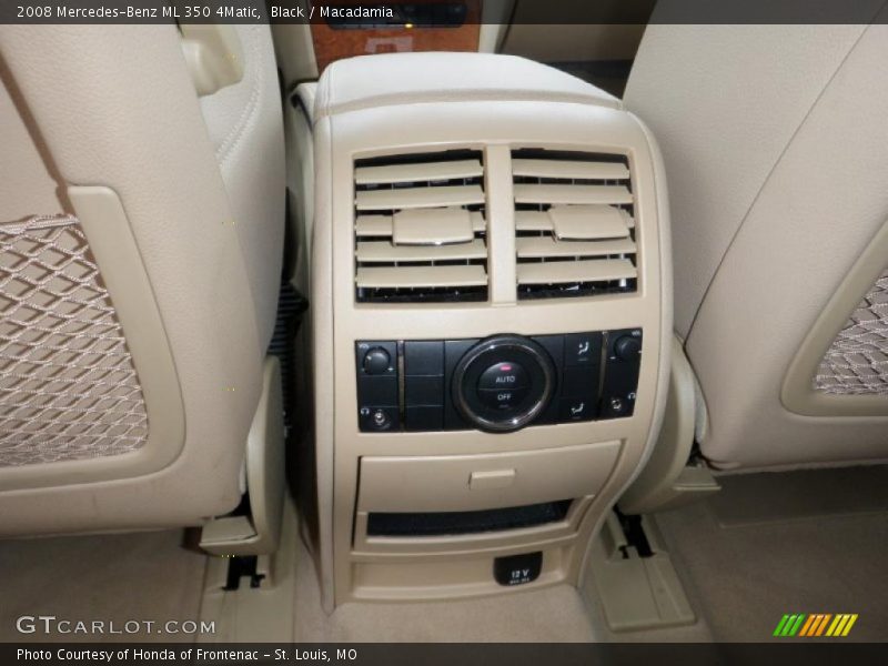 Black / Macadamia 2008 Mercedes-Benz ML 350 4Matic