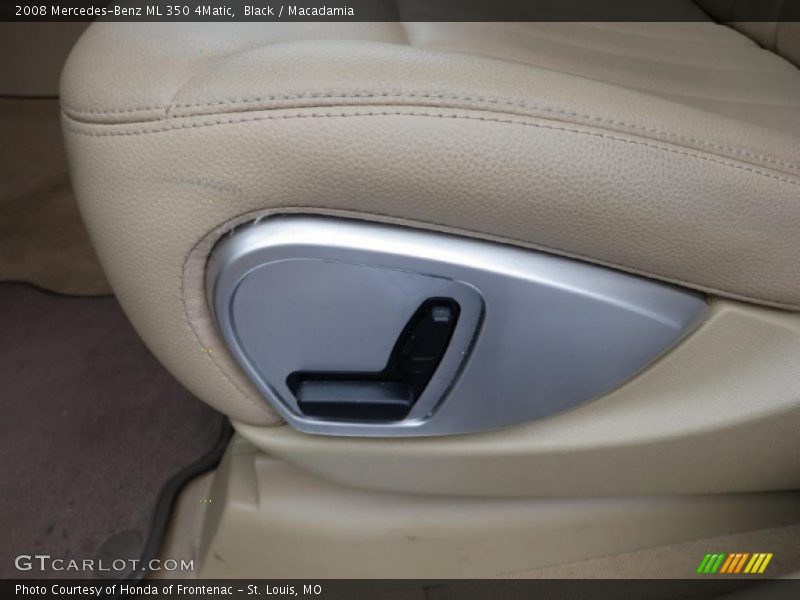 Black / Macadamia 2008 Mercedes-Benz ML 350 4Matic