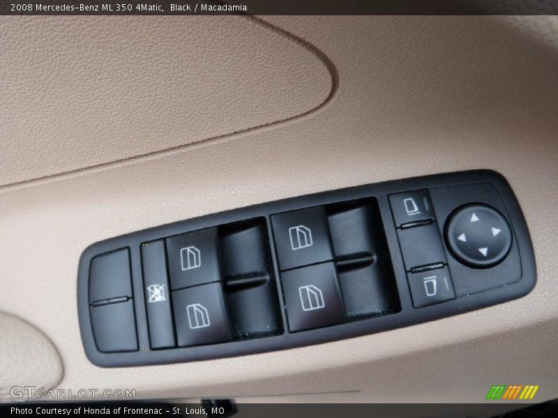 Black / Macadamia 2008 Mercedes-Benz ML 350 4Matic