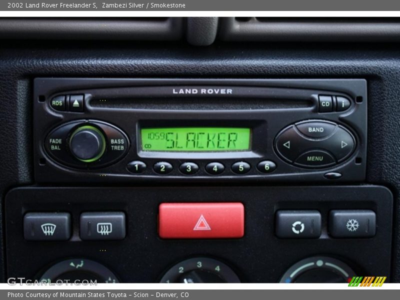 Controls of 2002 Freelander S