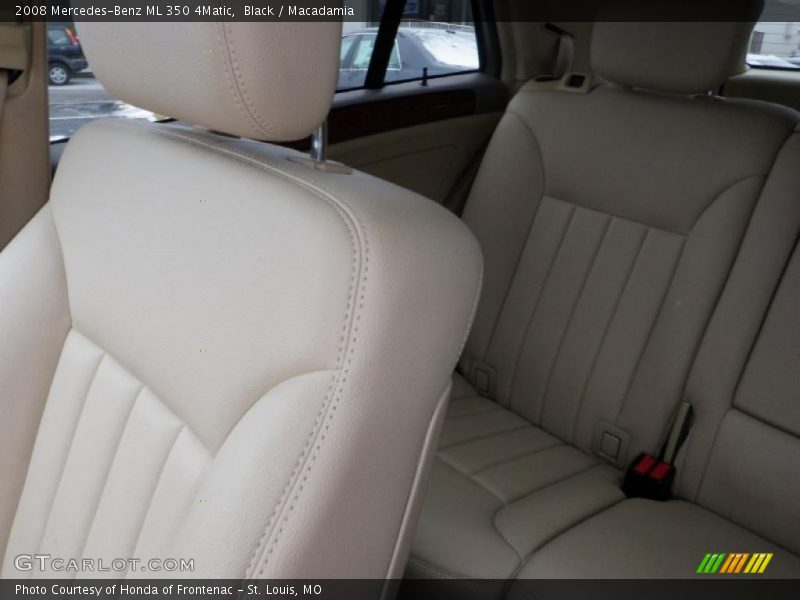 Black / Macadamia 2008 Mercedes-Benz ML 350 4Matic