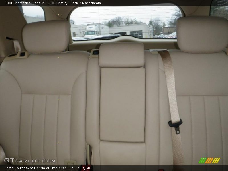 Black / Macadamia 2008 Mercedes-Benz ML 350 4Matic