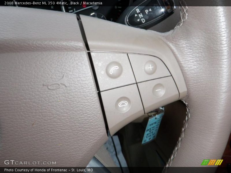 Black / Macadamia 2008 Mercedes-Benz ML 350 4Matic