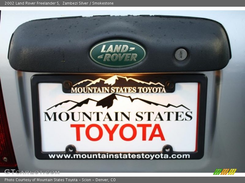 Zambezi Silver / Smokestone 2002 Land Rover Freelander S