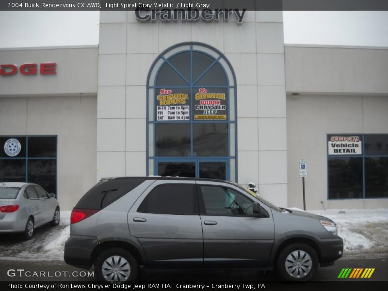 Light Spiral Gray Metallic / Light Gray 2004 Buick Rendezvous CX AWD