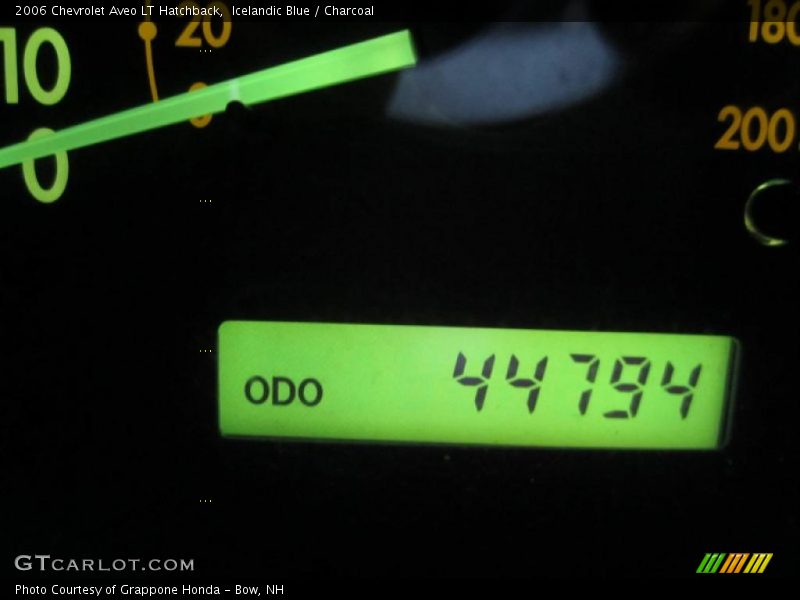 Icelandic Blue / Charcoal 2006 Chevrolet Aveo LT Hatchback