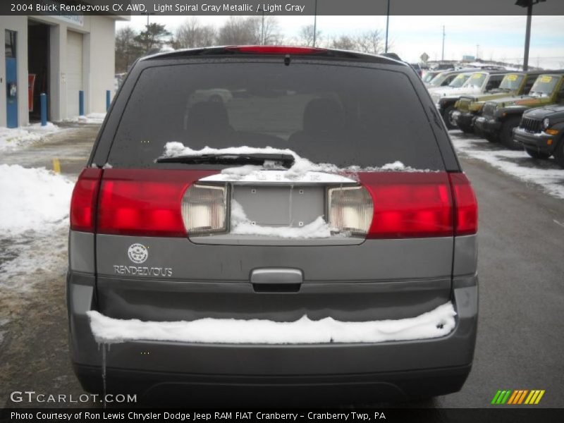 Light Spiral Gray Metallic / Light Gray 2004 Buick Rendezvous CX AWD