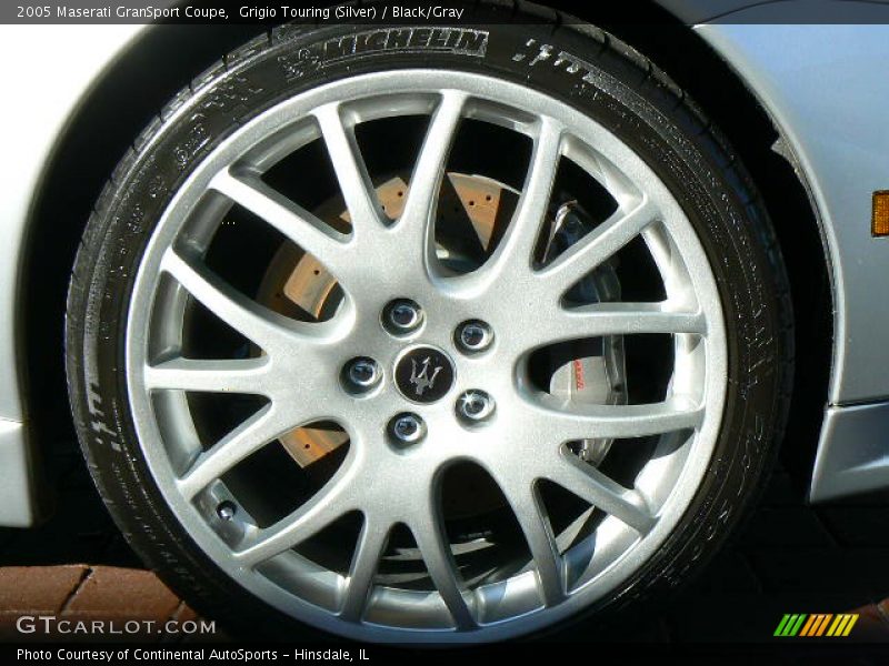 Grigio Touring (Silver) / Black/Gray 2005 Maserati GranSport Coupe