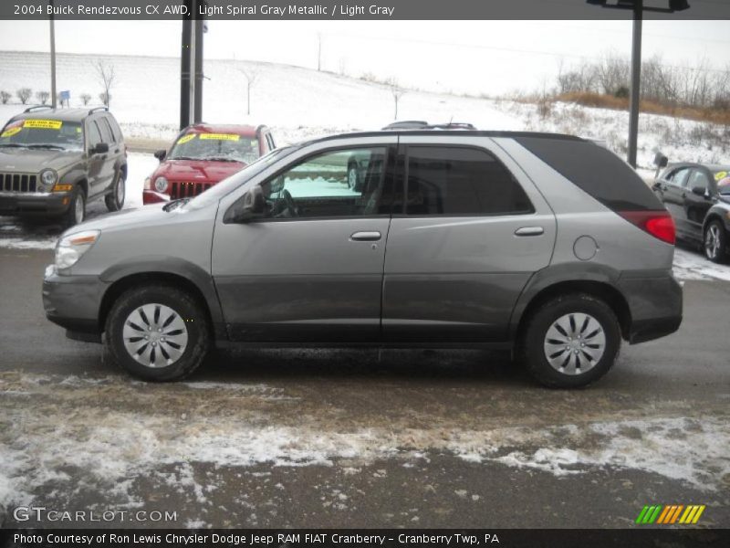 Light Spiral Gray Metallic / Light Gray 2004 Buick Rendezvous CX AWD