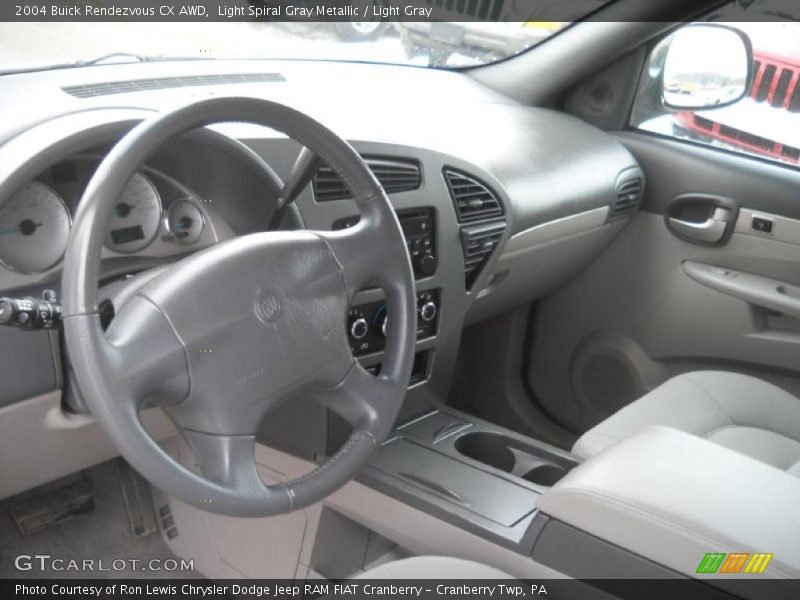 Light Spiral Gray Metallic / Light Gray 2004 Buick Rendezvous CX AWD
