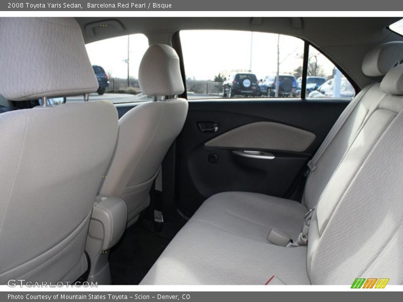 Barcelona Red Pearl / Bisque 2008 Toyota Yaris Sedan
