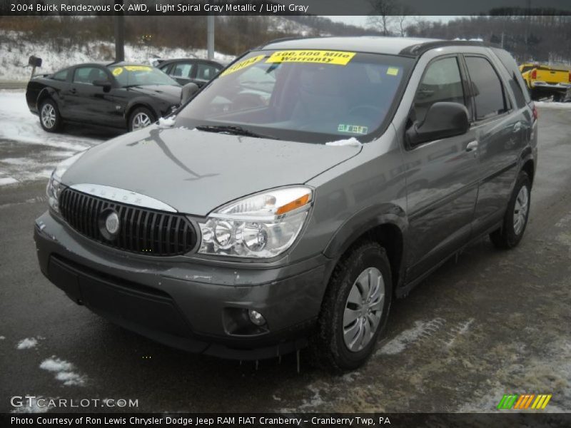 Light Spiral Gray Metallic / Light Gray 2004 Buick Rendezvous CX AWD