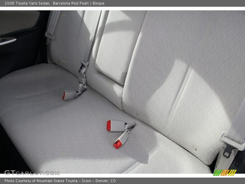 Barcelona Red Pearl / Bisque 2008 Toyota Yaris Sedan